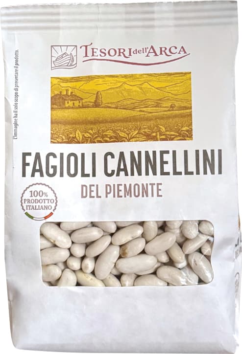 Fagioli Cannellini del Piemonte Tesori dell’Arca 400 g – immagine 1