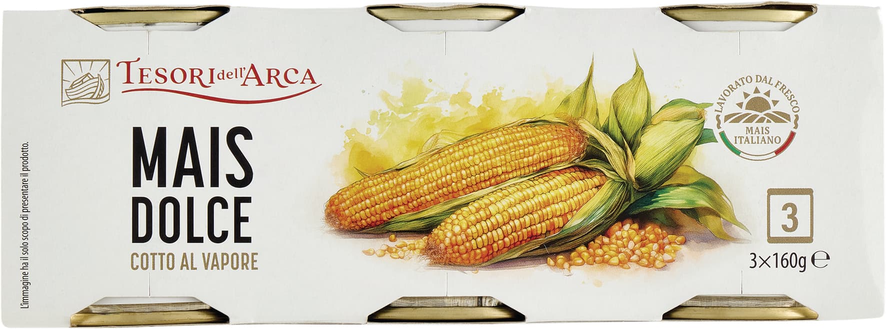 TESORI DELL'ARCA Mais Dolce 3 x 160 g – immagine 1