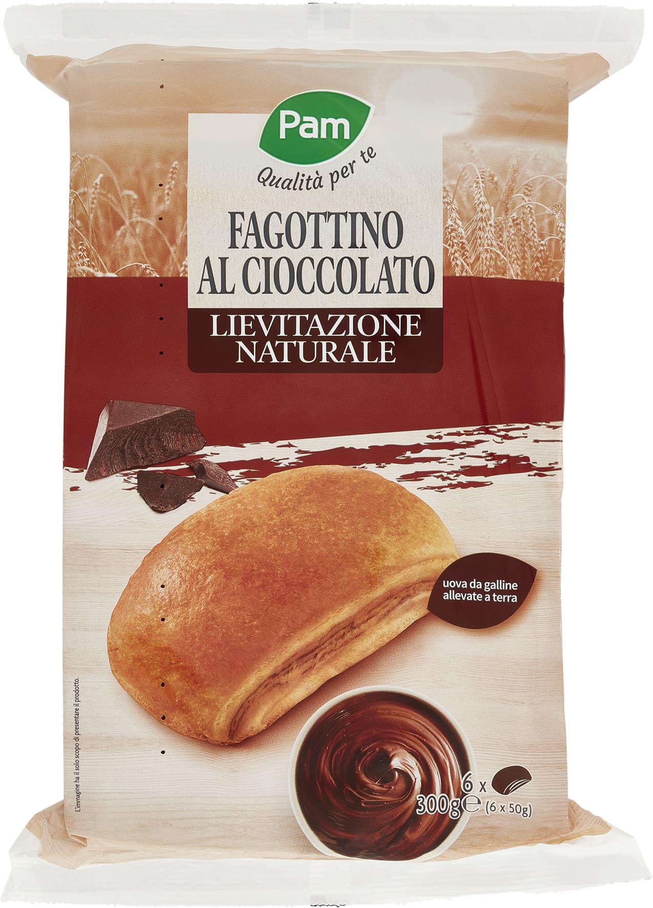 PAM PANORAMA Fagottino con crema al cioccolato 300g (50g x 6) – immagine 1