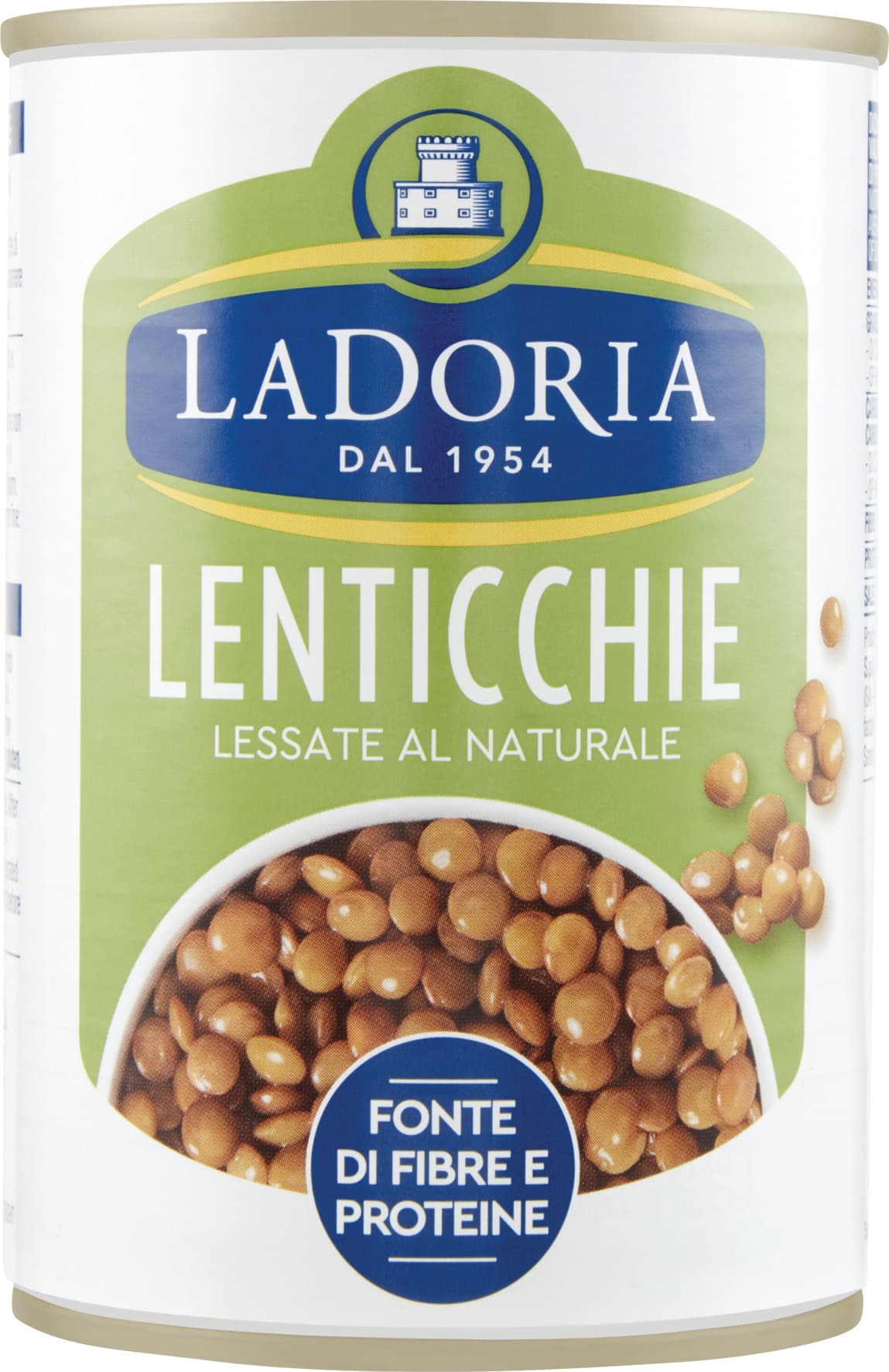 Lenticchie lessate al naturale La Doria 400 g 240 g – immagine 1