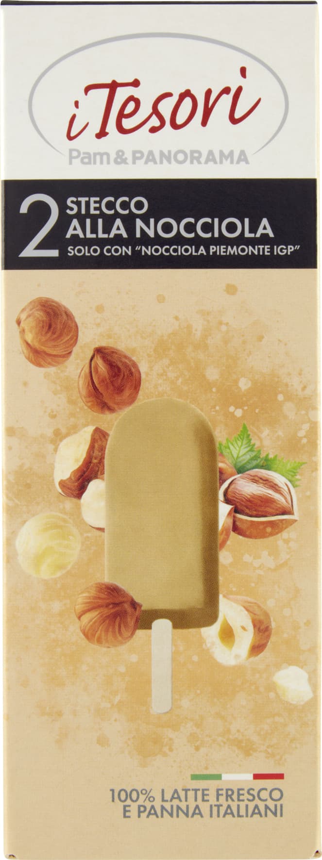 I TESORI 2 Stecco alla Nocciola Solo con "Nocciola Piemonte IGP" 2 x 70 g – immagine 1