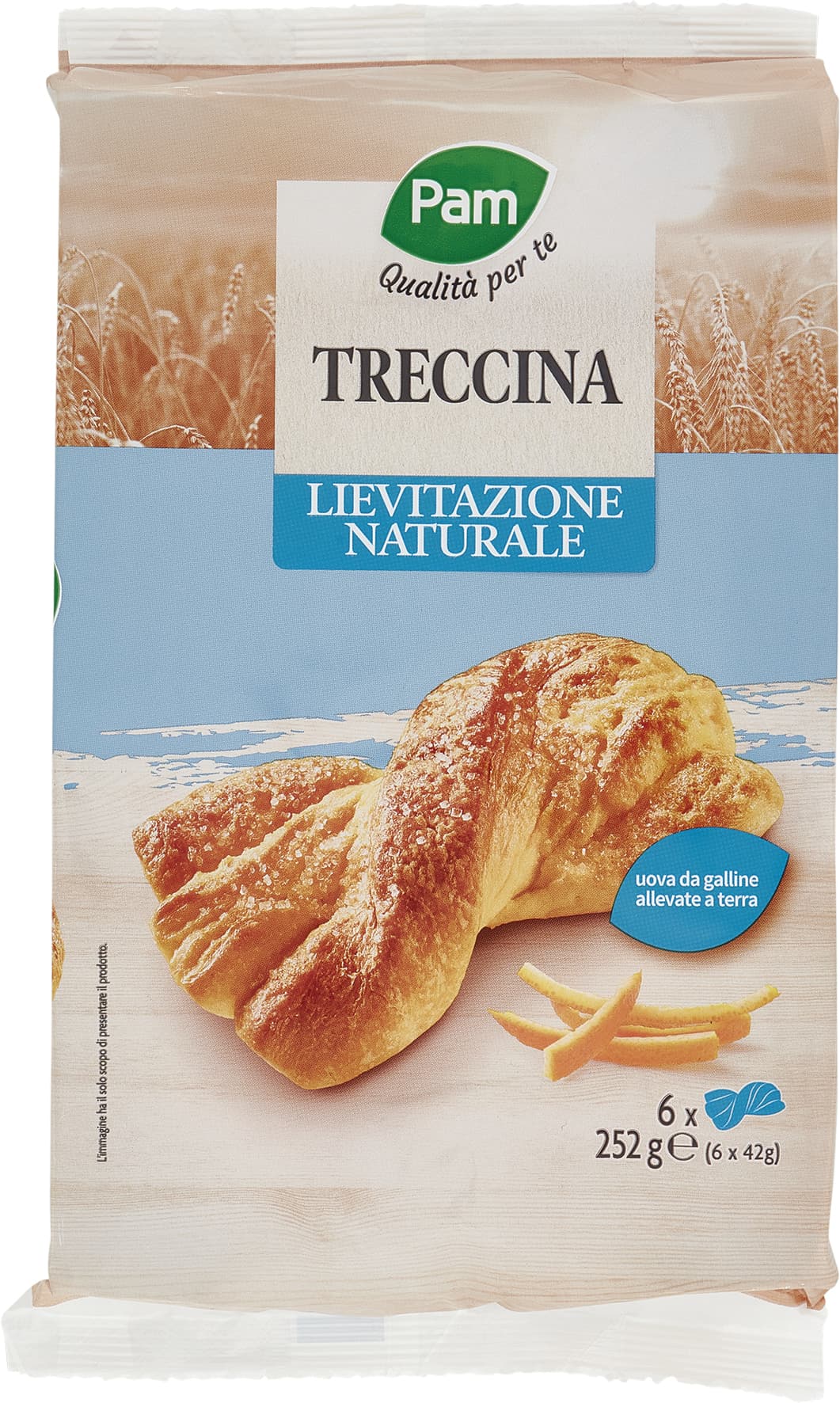 PAM PANORAMA Treccina 252g (42g x 6) – immagine 1
