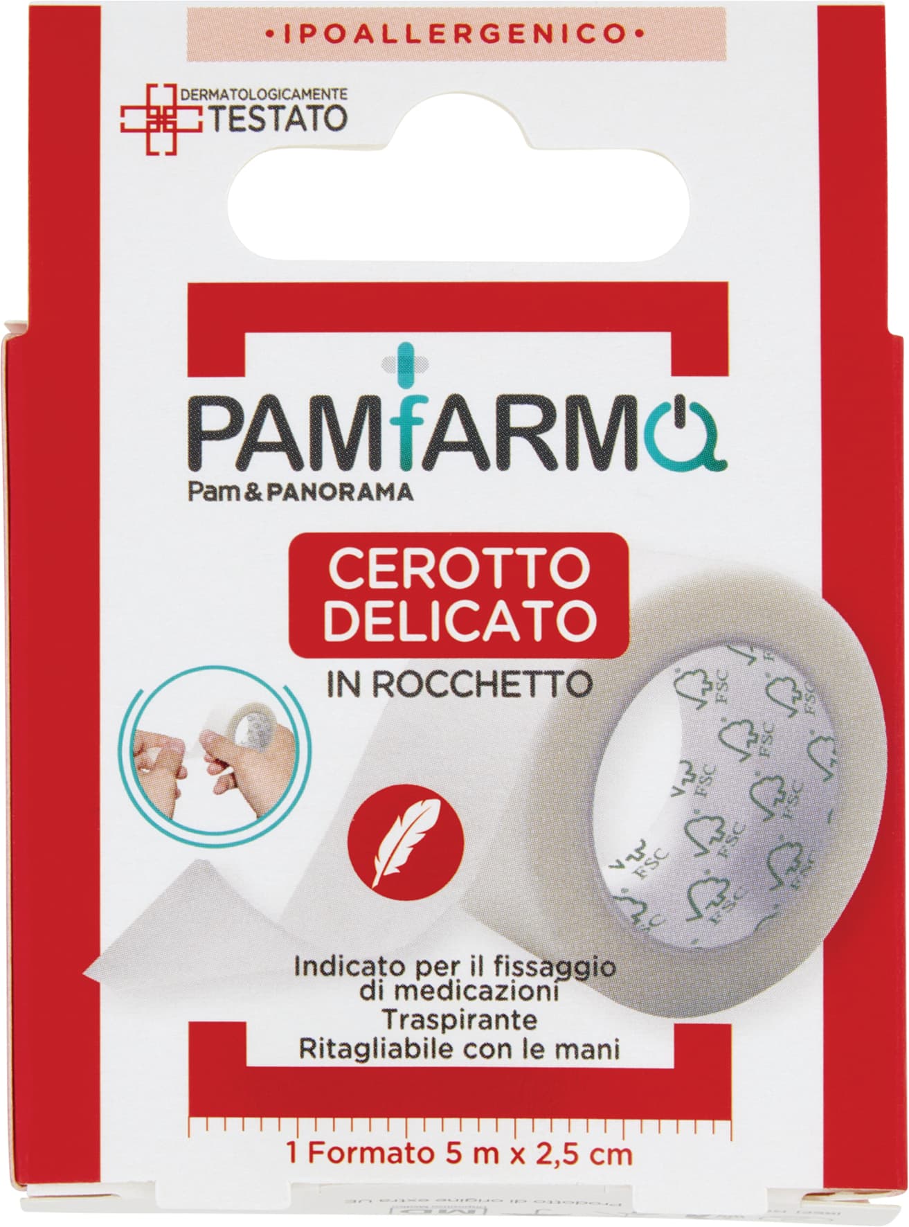 PAM PANORAMA Cerotto Rocchetto delicato 5 m, x 2,5 cm – immagine 1