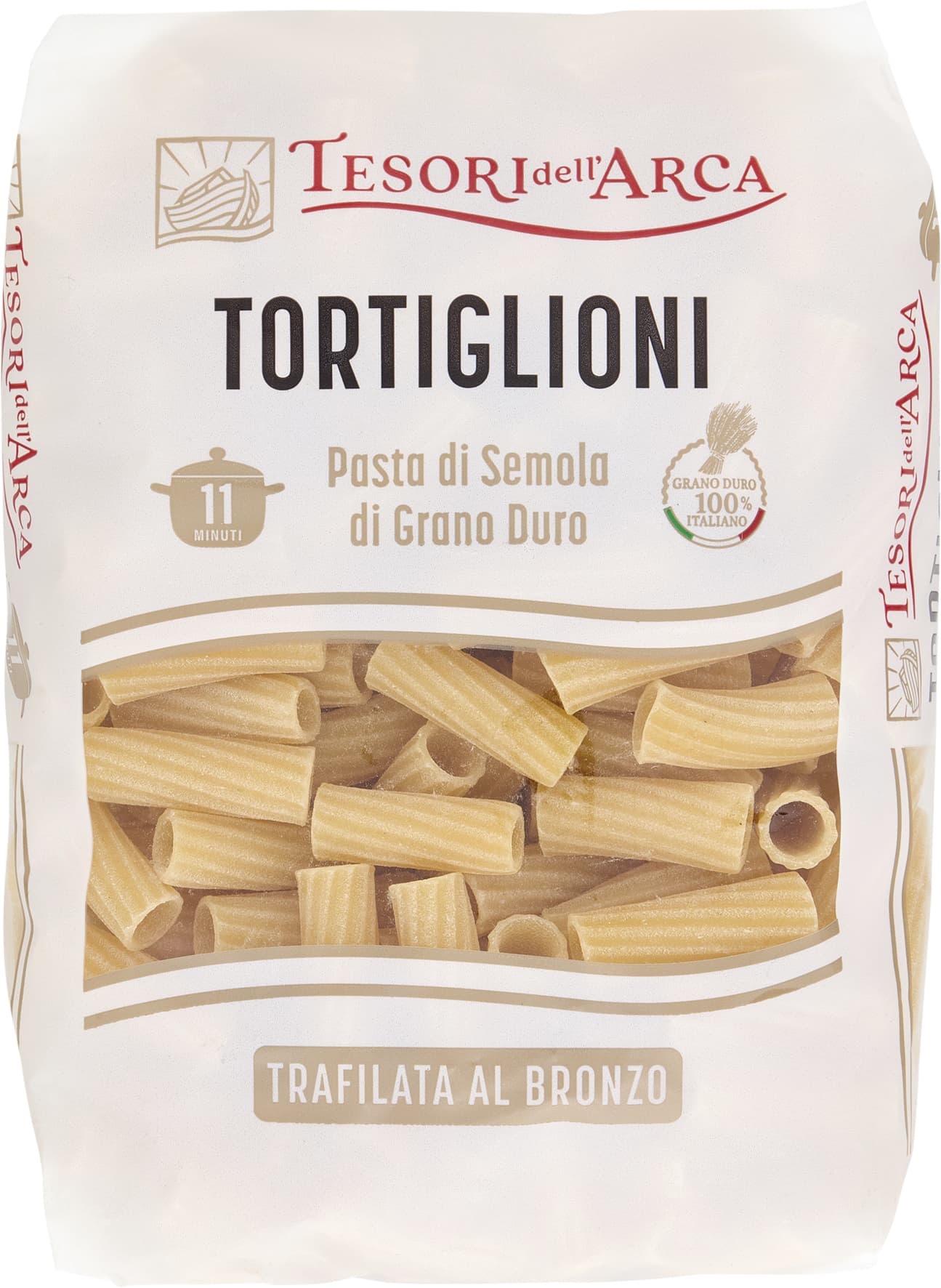 TESORI DELL'ARCA Pasta di Semola di Grano Duro Tortiglioni 500 g – immagine 1