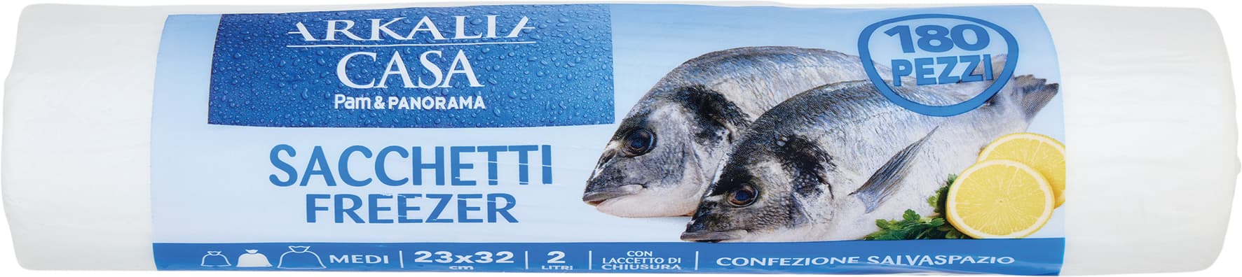 PAM PANORAMA Sacchetti Freezer 23x32 cm 180 pz – immagine 1
