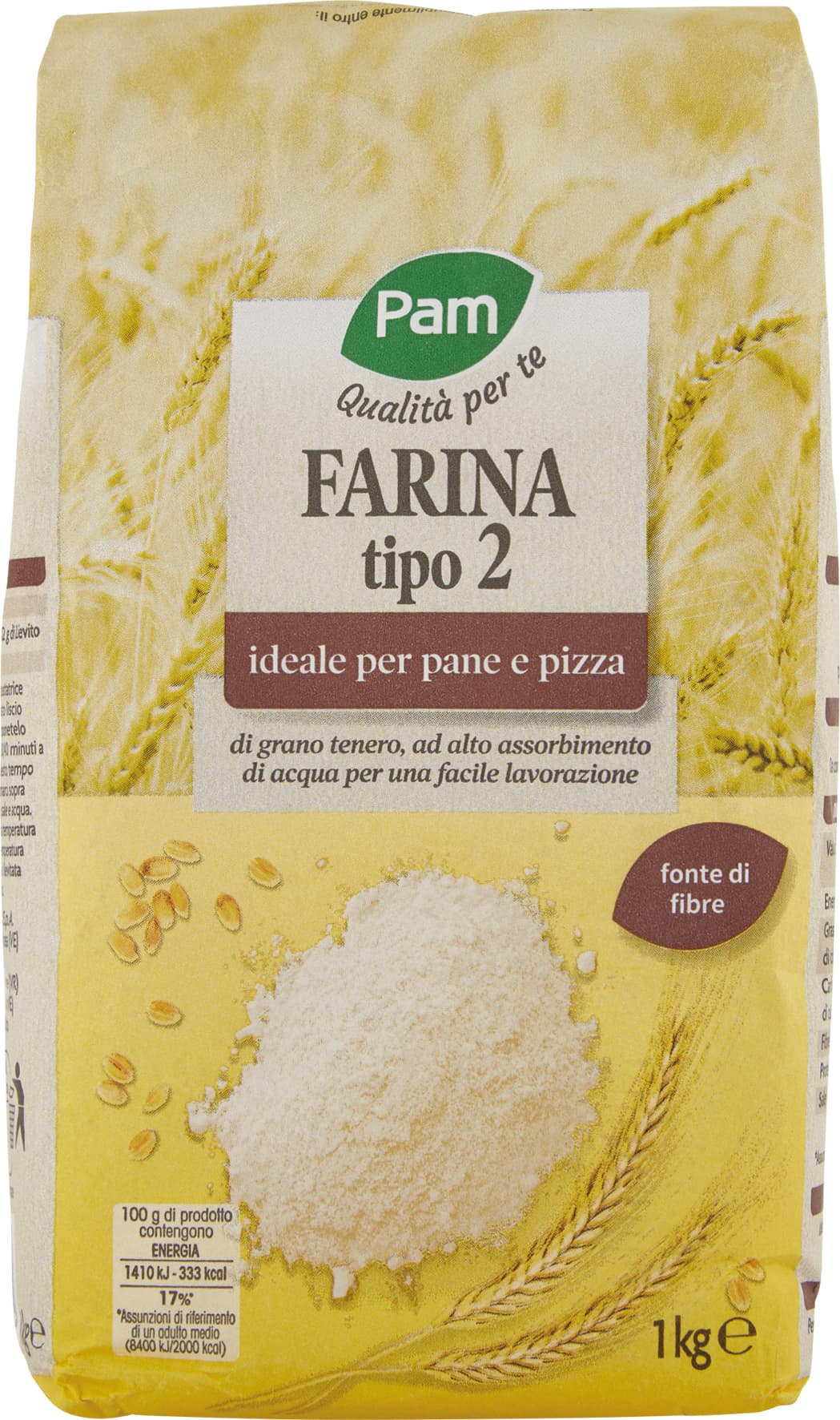 PAM Qualità per te Farina tipo 2 1 kg – immagine 1