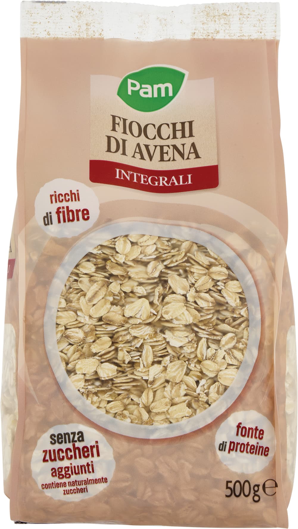 PAM Fiocchi di Avena Integrali 500 g – immagine 1