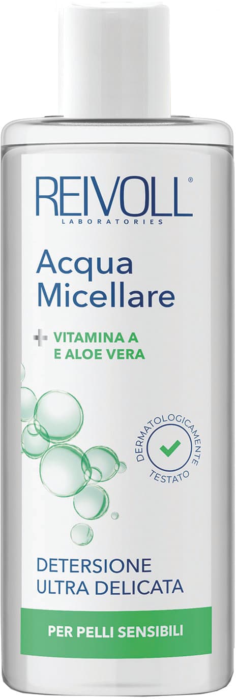Acqua micellare vitamina a e aloe vera reivoll 400ml – immagine 1