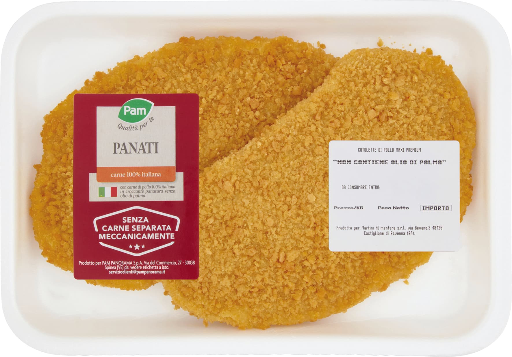 PAM Qualità per te Panati Cotolette di Pollo Maxi Premium 0,300 kg – immagine 1