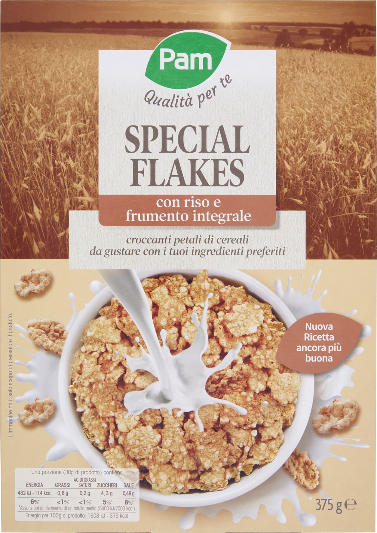 PAM Qualità per te Special Flakes con riso e frumento integrale 375 g – immagine 1