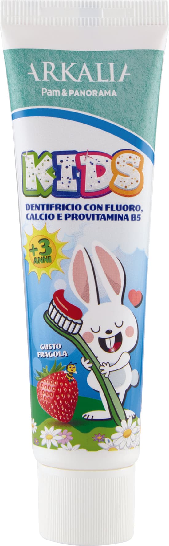 ARKALIA Dentifricio Kids Fresh Gusto Fragola +3 anni 50 ml – immagine 1