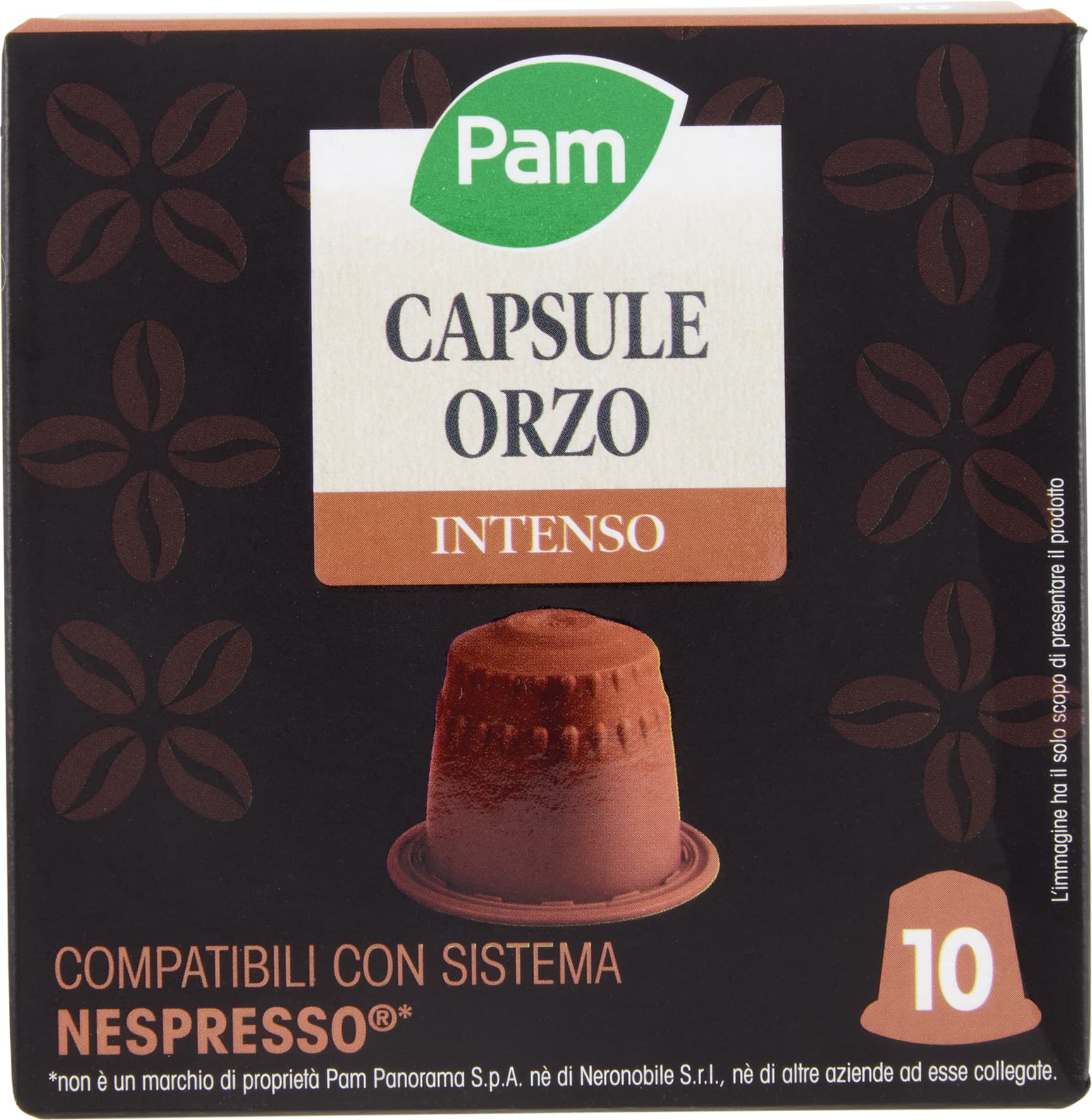 PAM Capsule Orzo Intenso Compatibili Nespresso* 27g (10x2,7g) – immagine 1