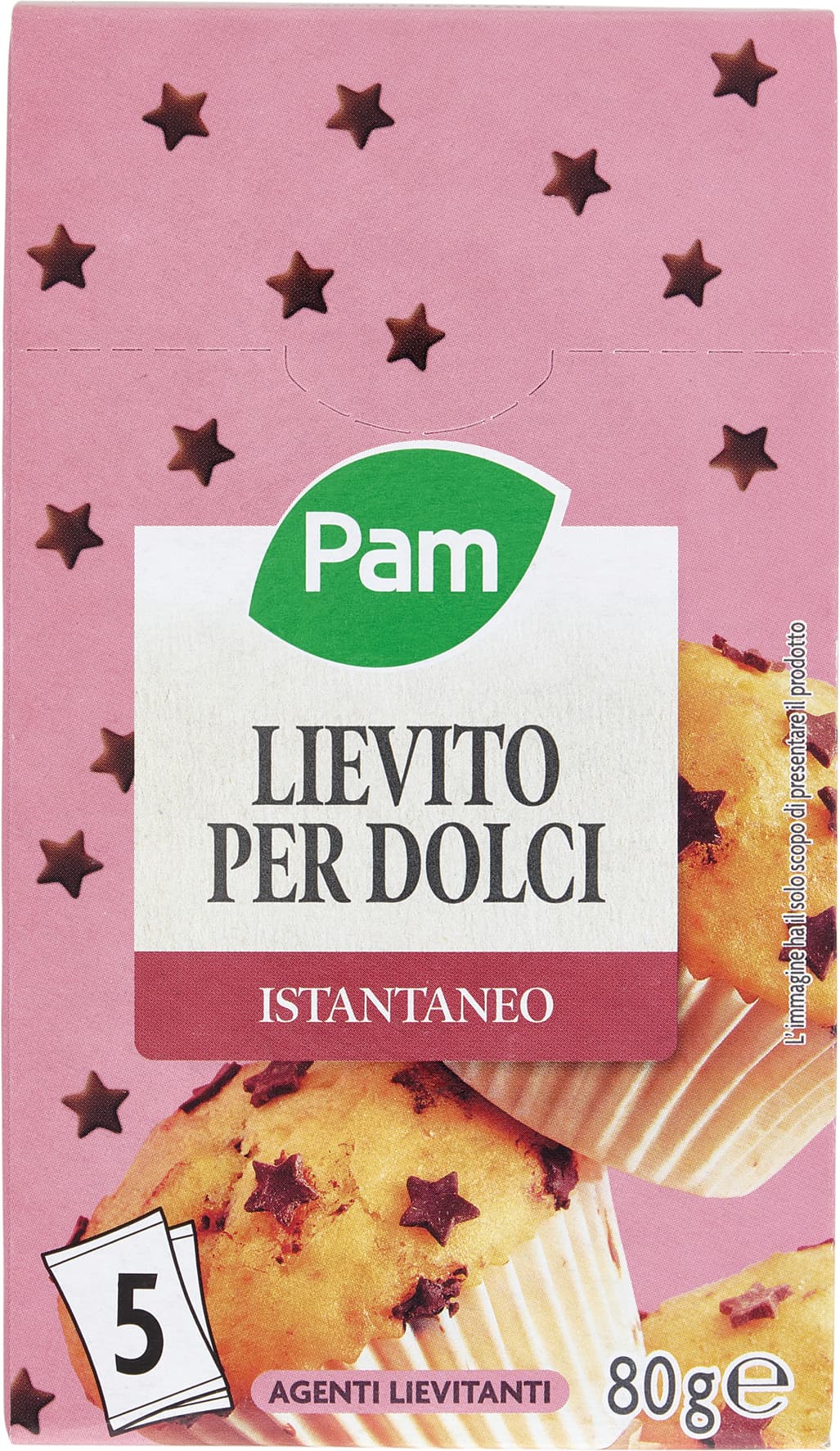 PAM Lievito per Dolci Istantaneo 5 x 16 g – immagine 1