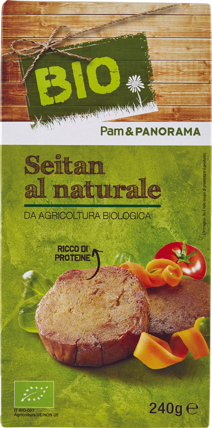 BIO Seitan al naturale 240g (120g x 2) – immagine 1