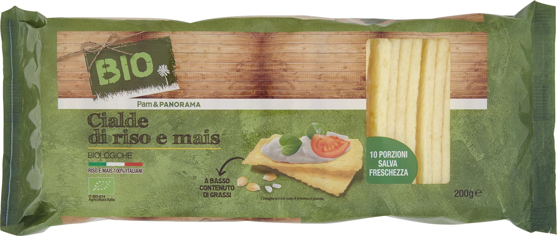 BIO Cialde di riso e mais Biologiche 200 g – immagine 1