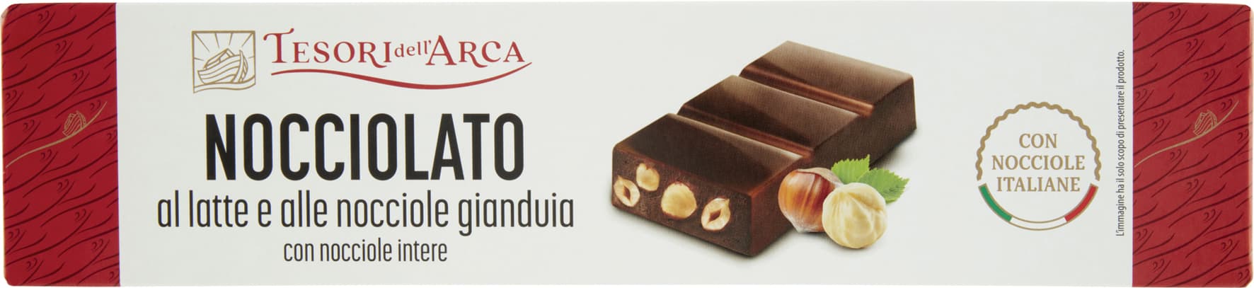 TESORI DELL'ARCA Nocciolato al latte e alle nocciole gianduia 250 g – immagine 1