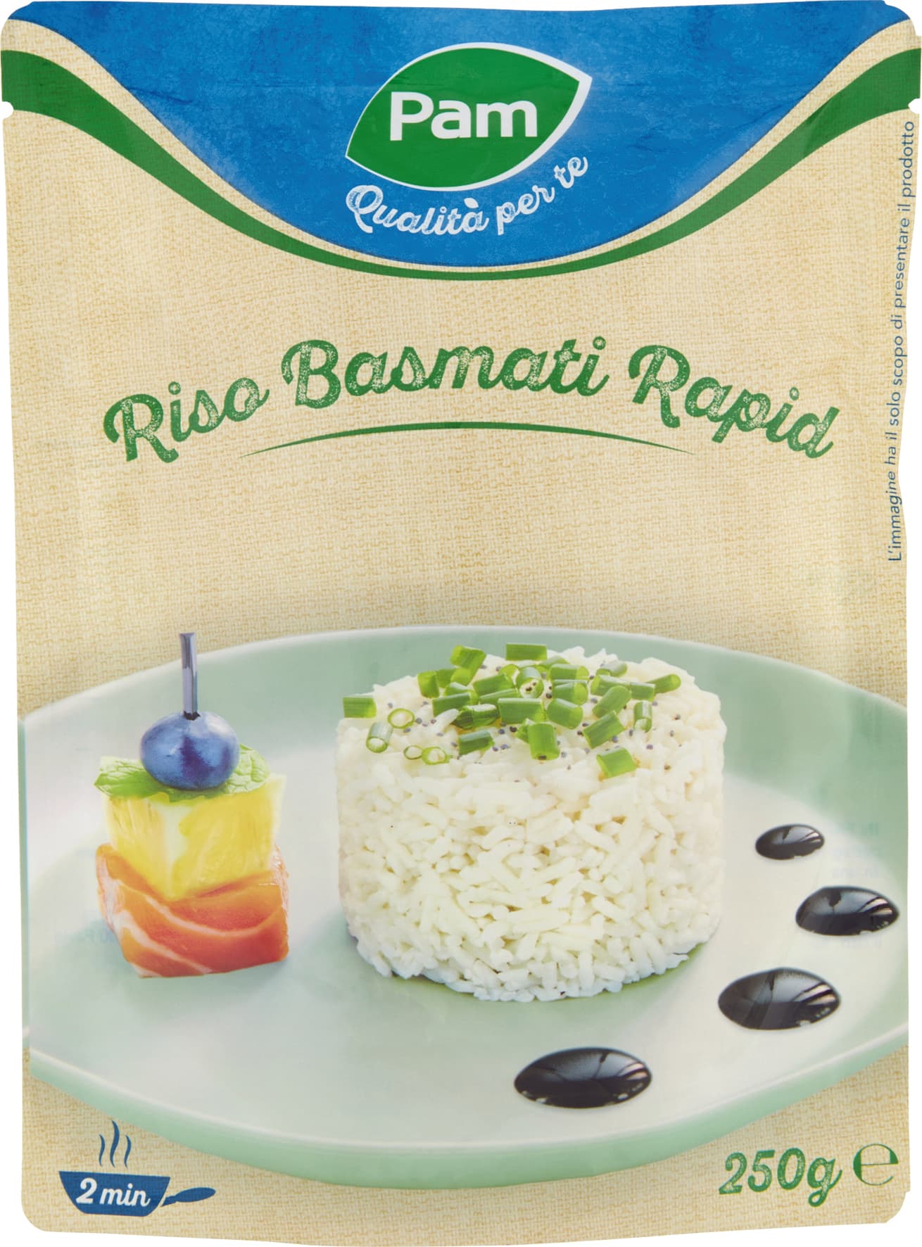 PAM Qualità per te Riso Basmati Rapid 250 g – immagine 1