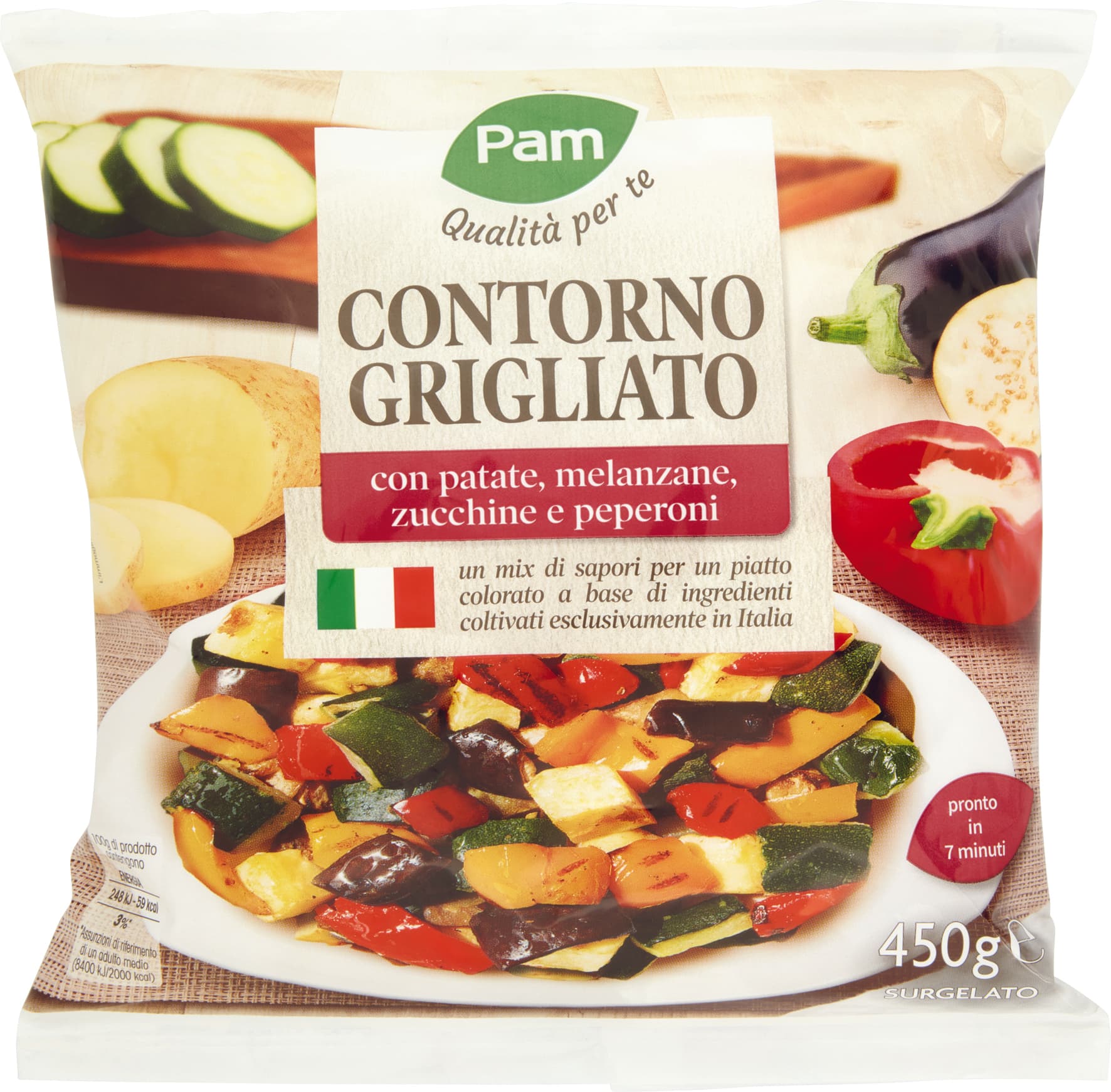 PAM PANORAMA Contorno Grigliato surgelato 450 g – immagine 1