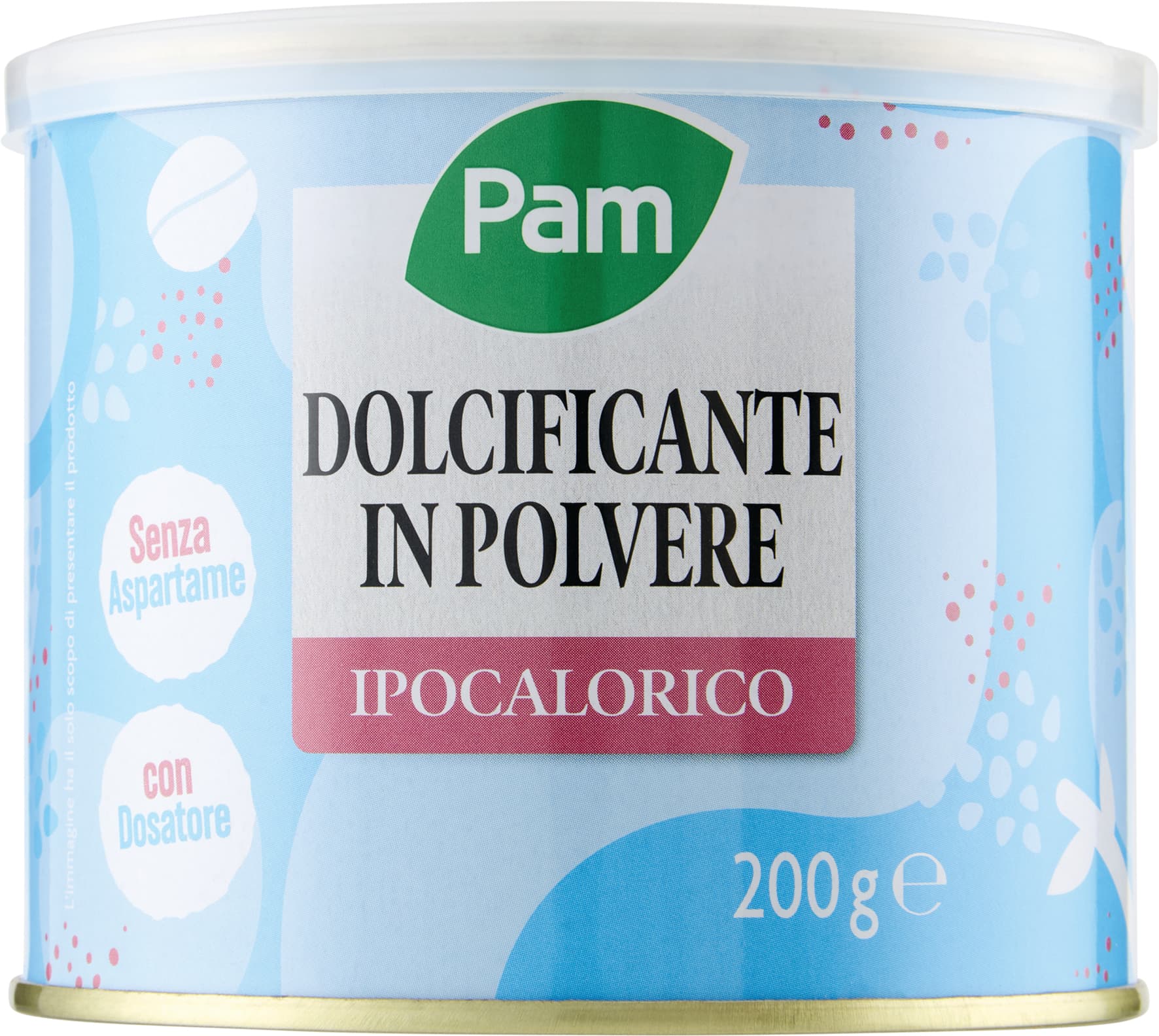 PAM PANORAMA Dolcificante in Polvere ipocalorico 200 g – immagine 1