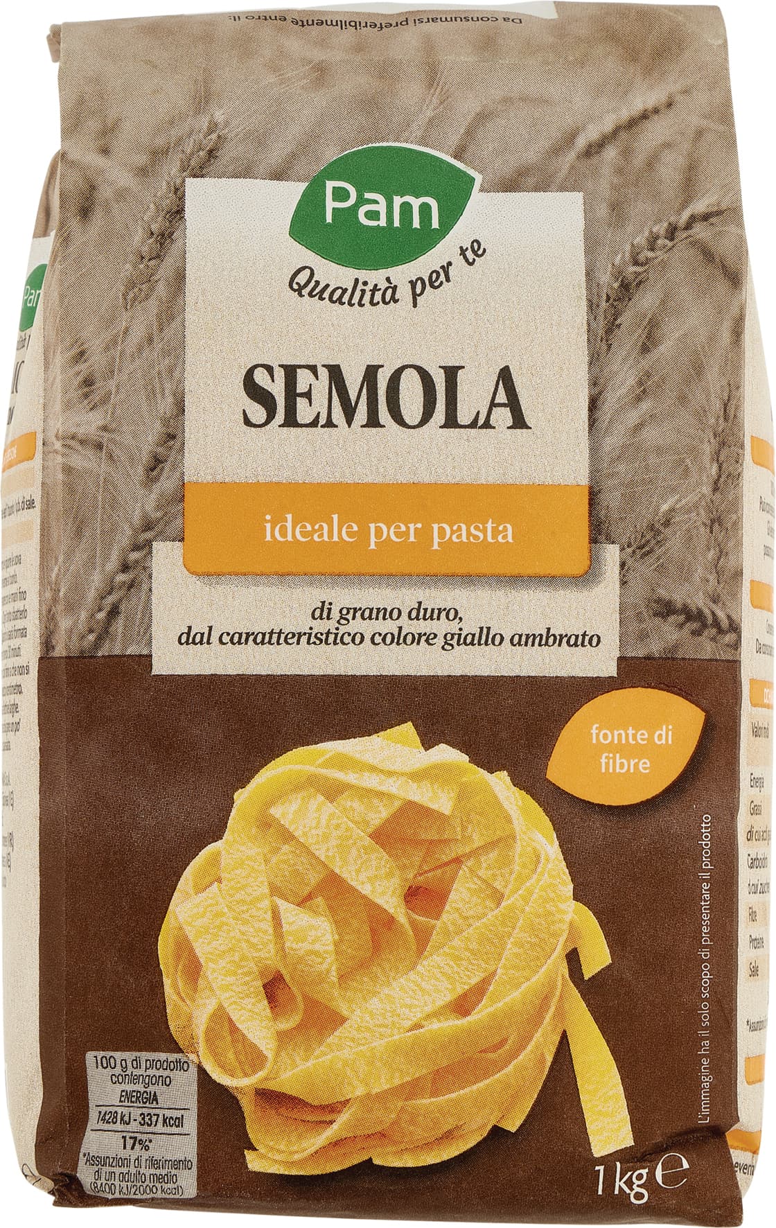 PAM PANORAMA Semola di Grano Duro 1 kg – immagine 1