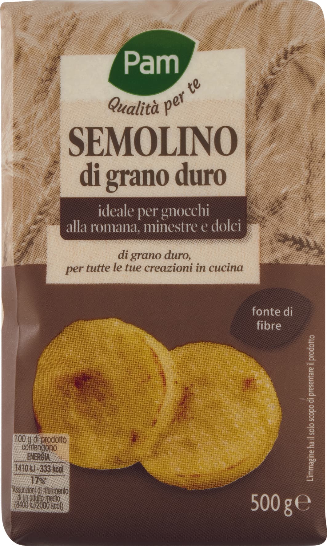 PAM PANORAMA Semolino di grano duro 500 g – immagine 1