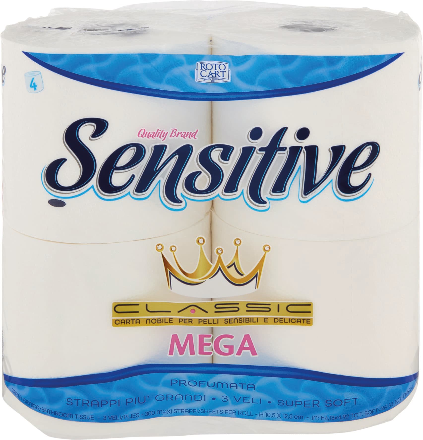 PAM PANORAMA Carta Igienica profumata 3 veli 4 rotoloni – immagine 1