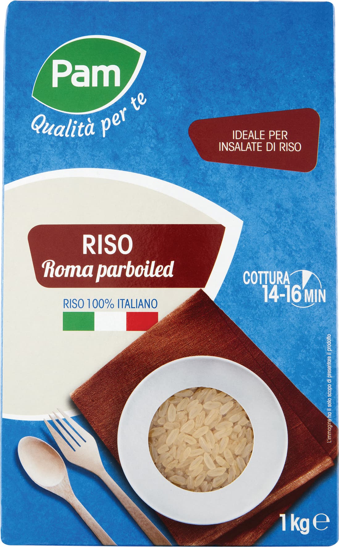 PAM Qualità per te Riso Roma parboiled 1 Kg – immagine 1