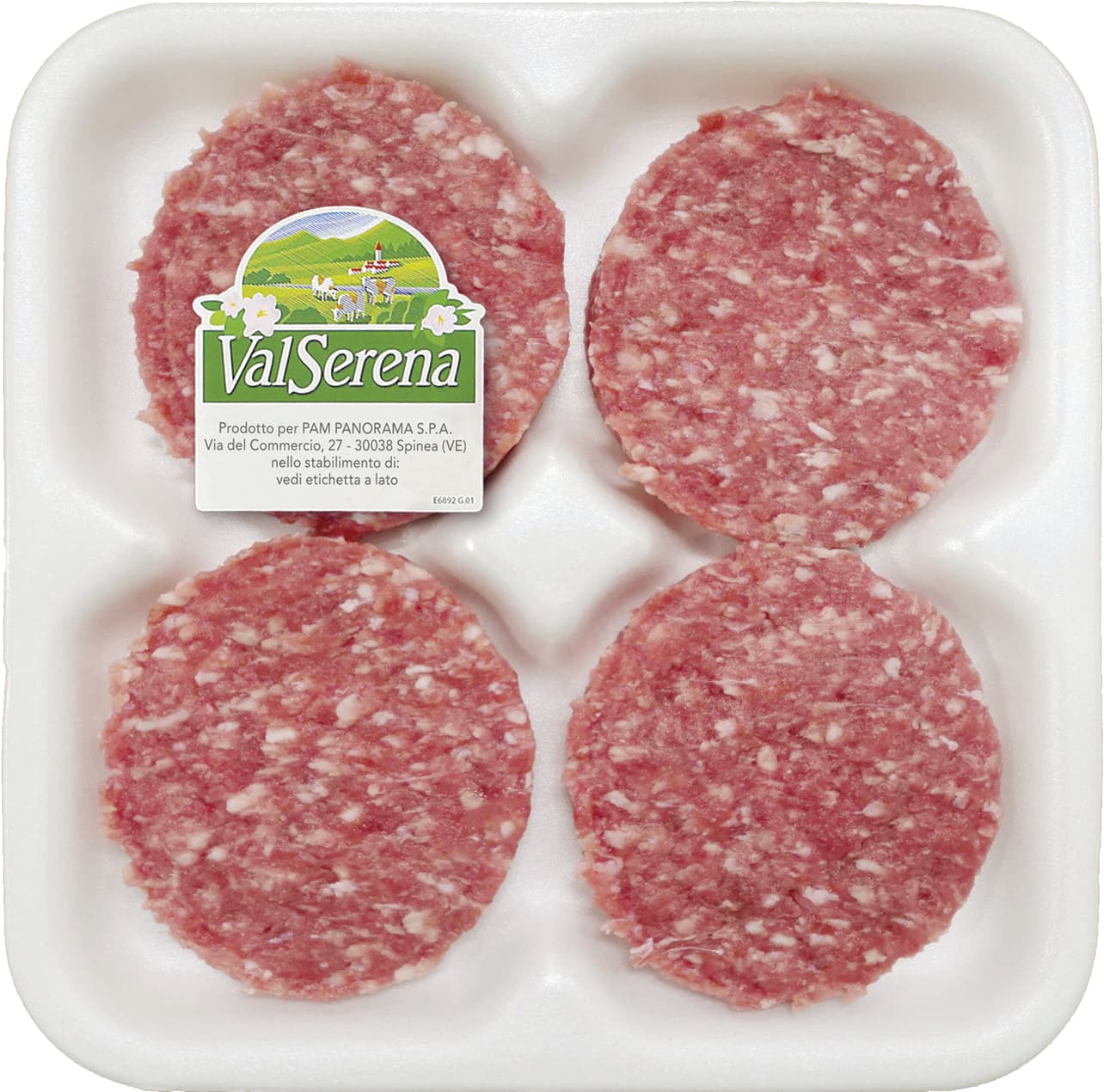 4 hamburger di suino ValSerena 400 g – immagine 1