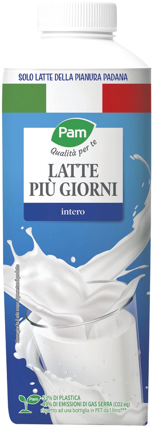 Latte intero microfiltrato “più giorni” PAM 1 l – immagine 1