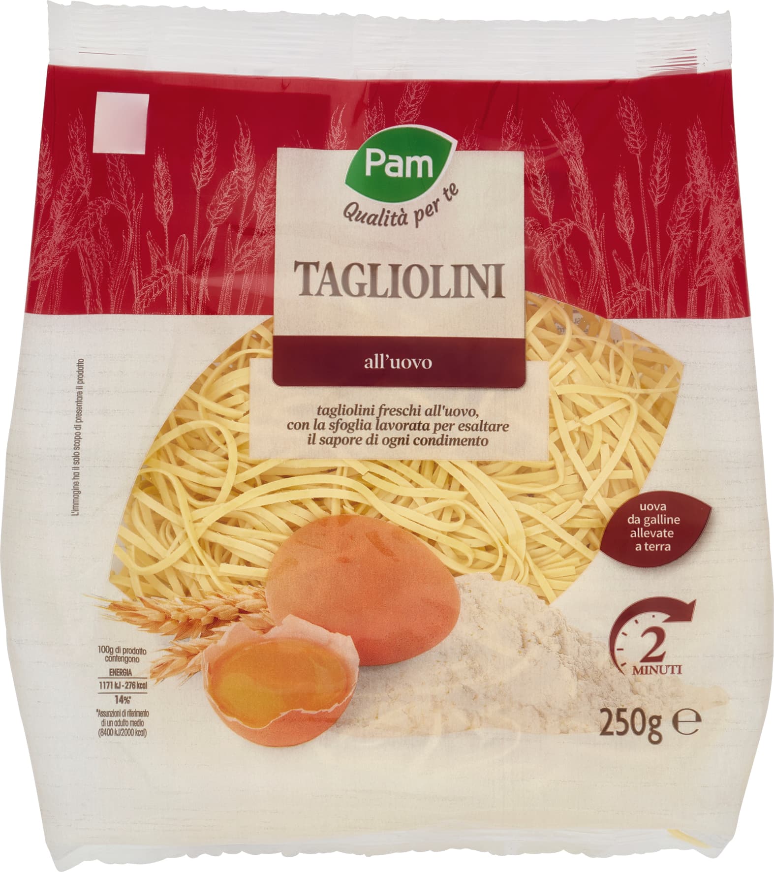 PAM Qualità per te Tagliolini all'uovo 250 g – immagine 1
