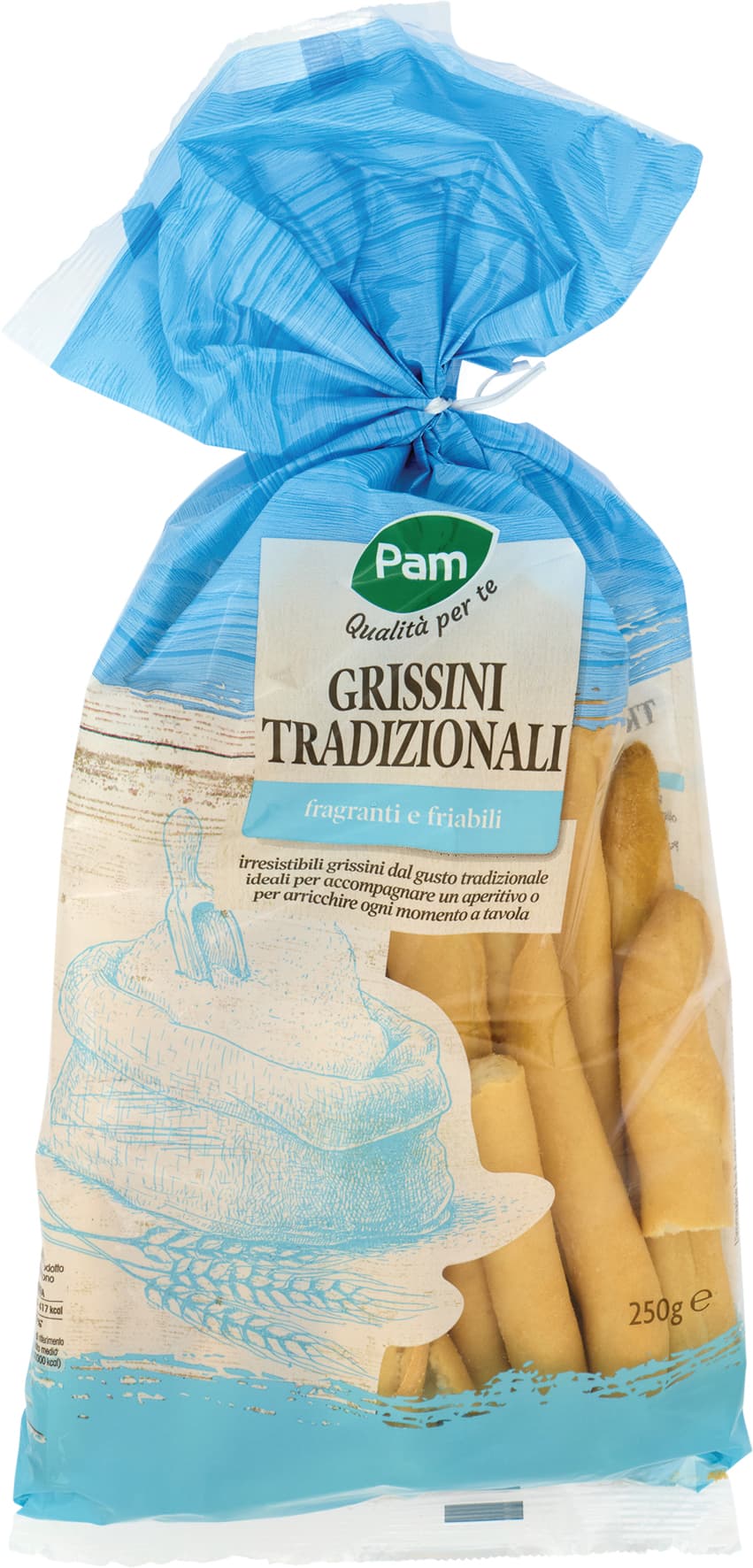 PAM Qualità per te Grissini Tradizionali 250 g – immagine 1