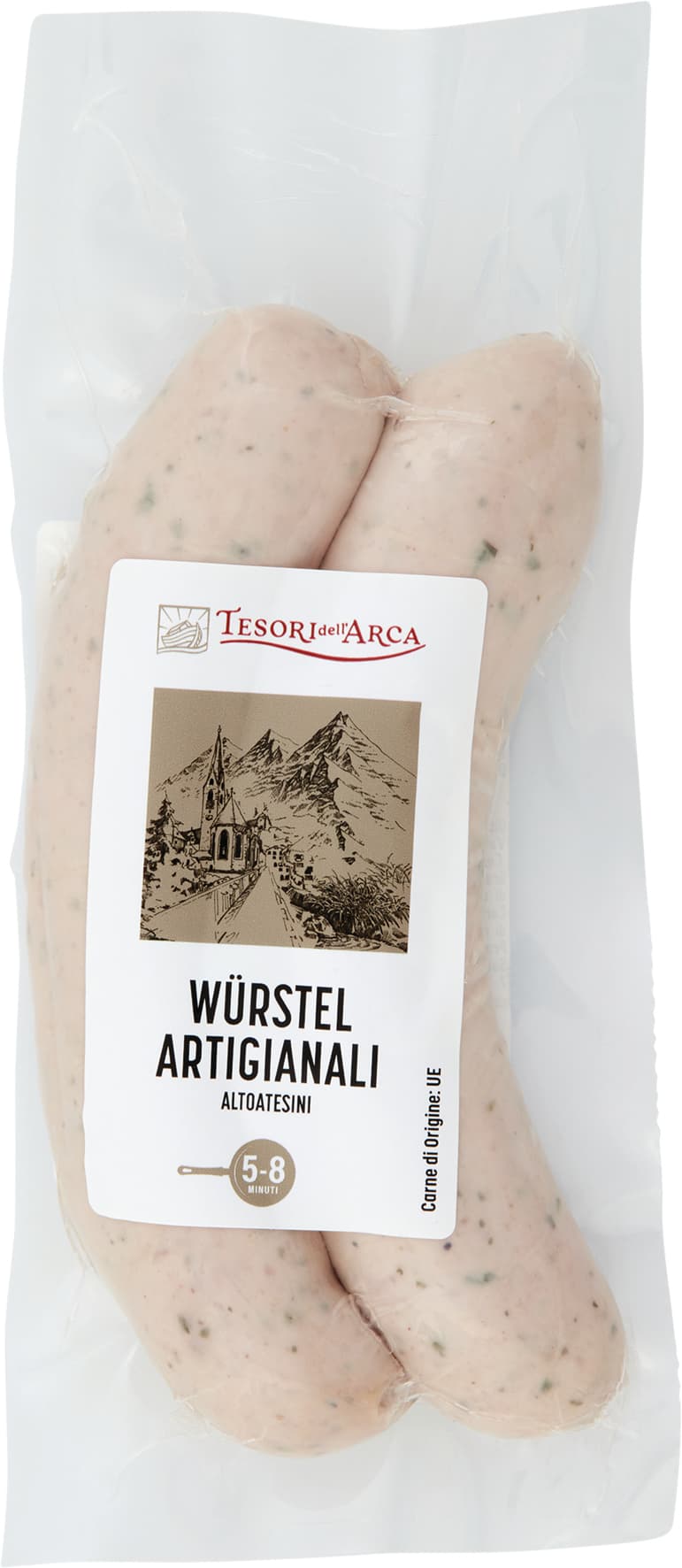 TESORI DELL'ARCA Würstel Artigianali Altoatesini 220 g – immagine 1