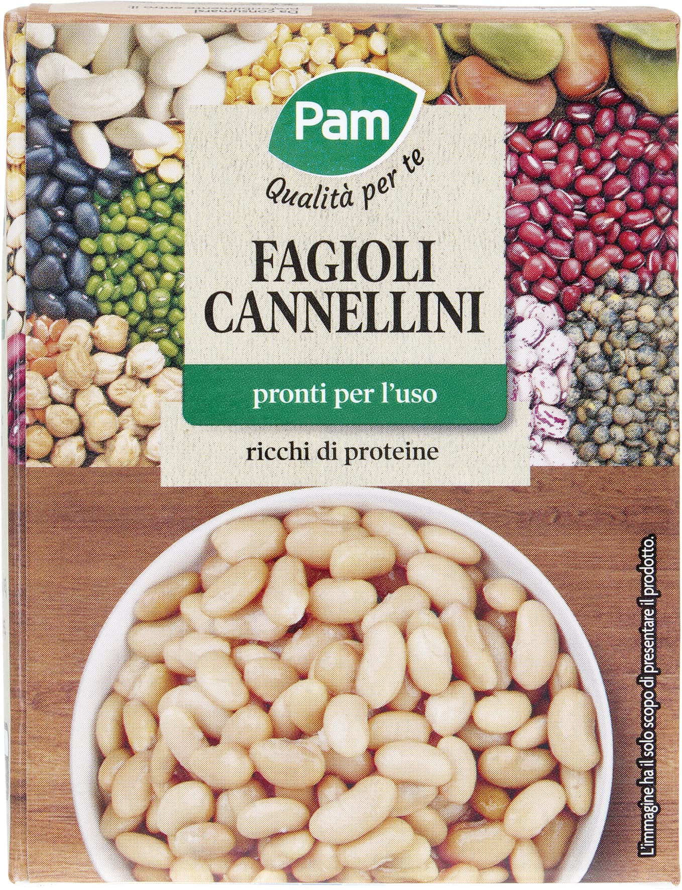 PAM Qualità per te Fagioli Cannellini 380 g – immagine 1