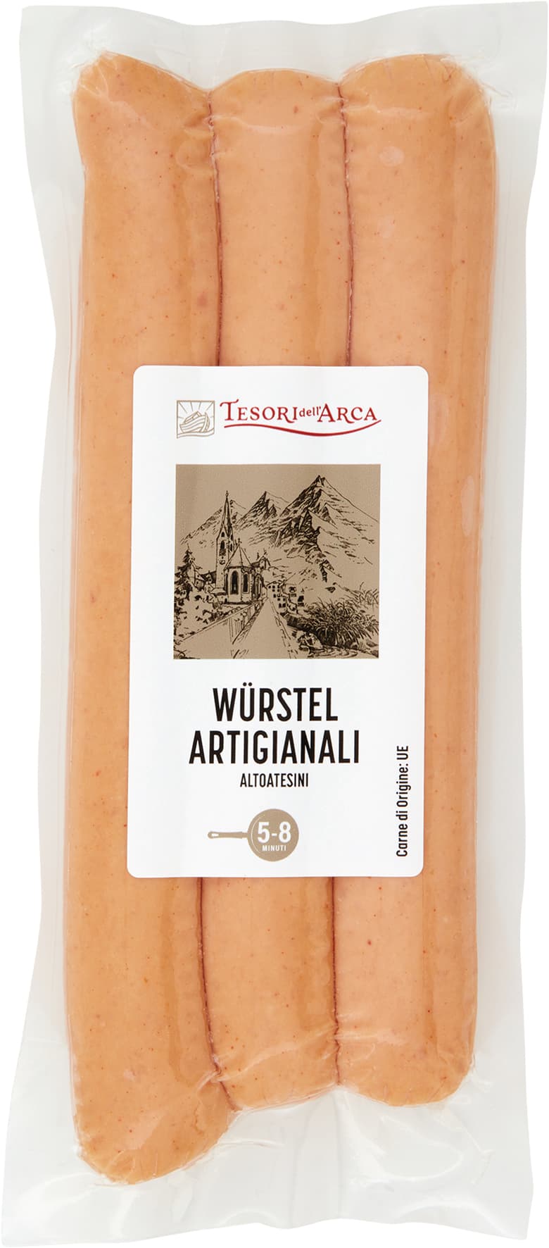 TESORI DELL'ARCA Würstel Artigianali Altoatesini 250 g – immagine 1