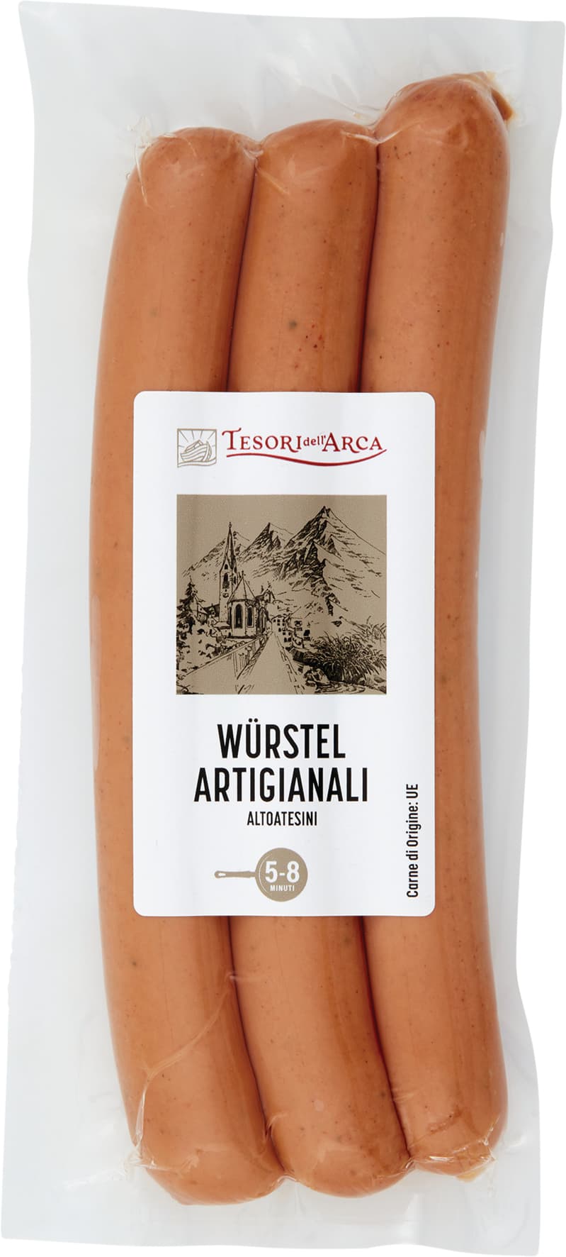TESORI DELL'ARCA Würstel Artigianali Altoatesini 200 g – immagine 1