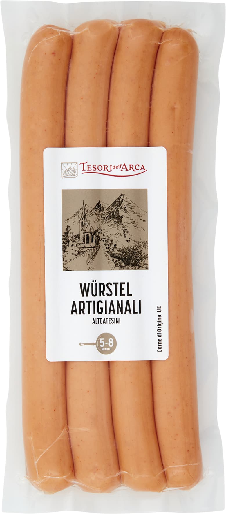 TESORI DELL'ARCA Würstel Artigianali Altoatesini 200 g – immagine 1