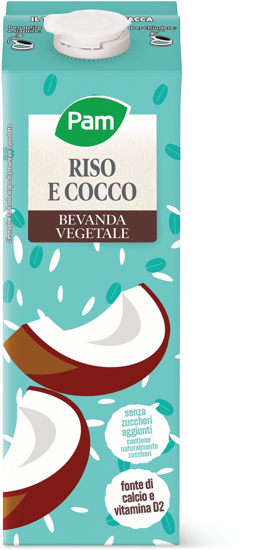 PAM Riso e Cocco Bevanda Vegetale 1 L – immagine 1
