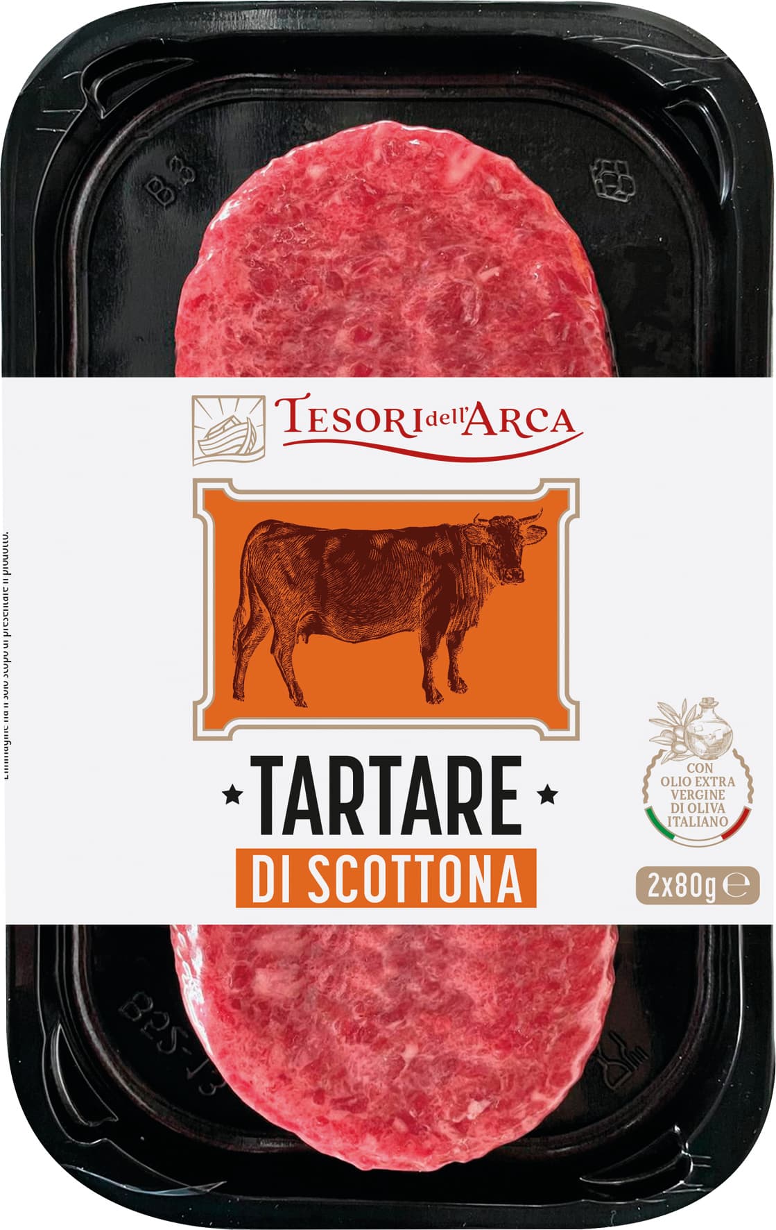 TESORI DELL'ARCA Tartare di Scottona 2 x 80 g – immagine 1