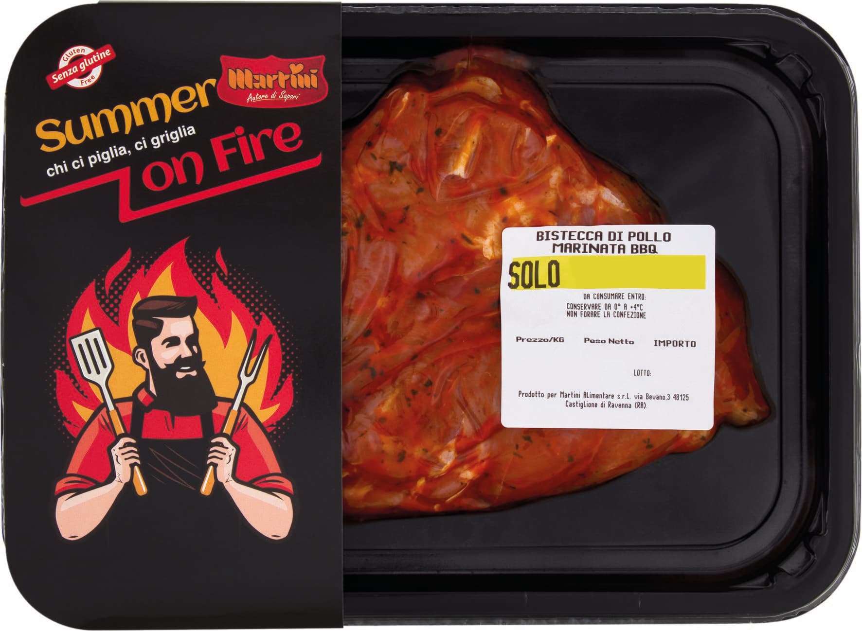 Martini Summer on Fire Bistecca di Pollo Marinata BBQ 220 g – immagine 1