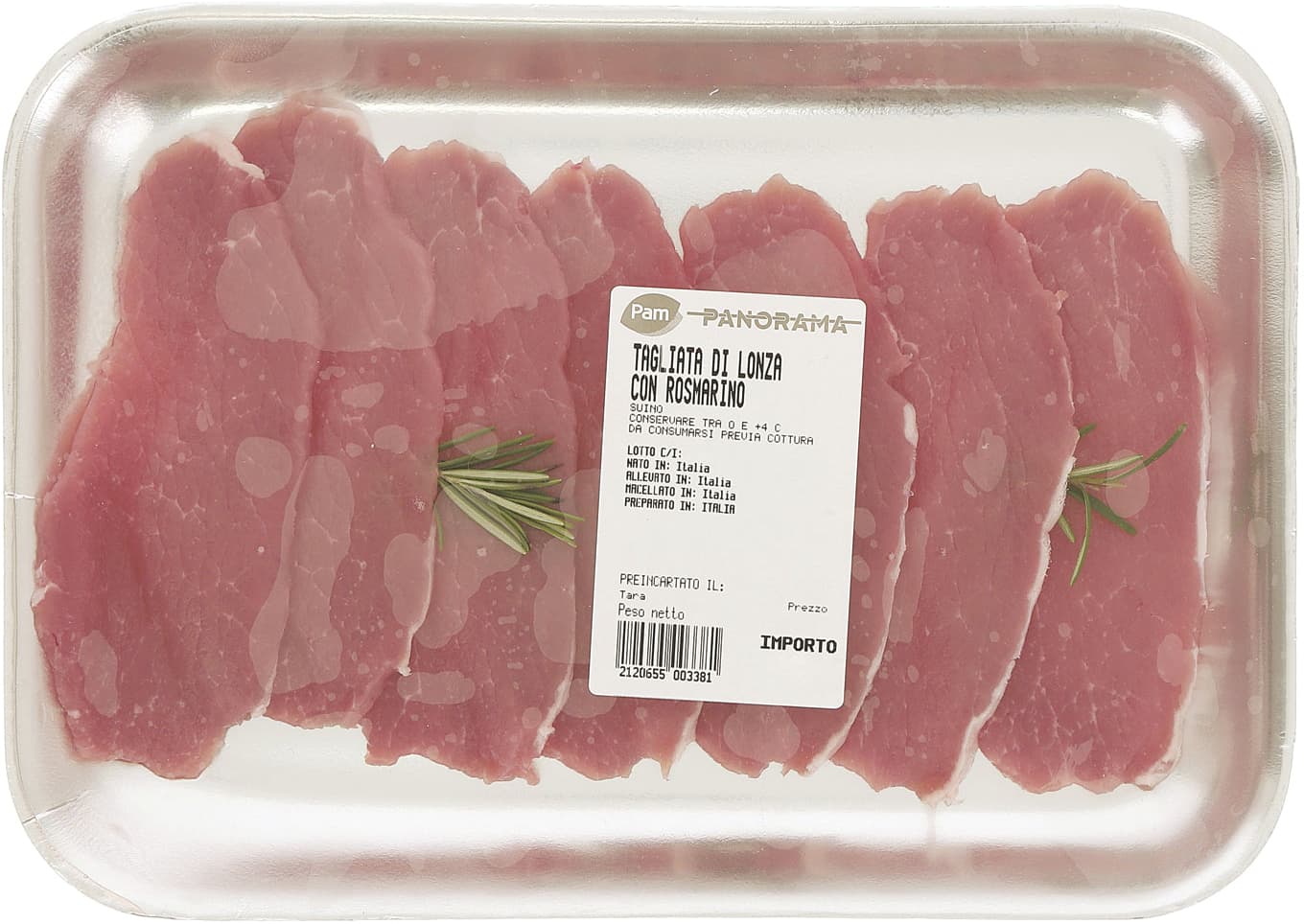 Tagliata di lonza rosmarino – immagine 1