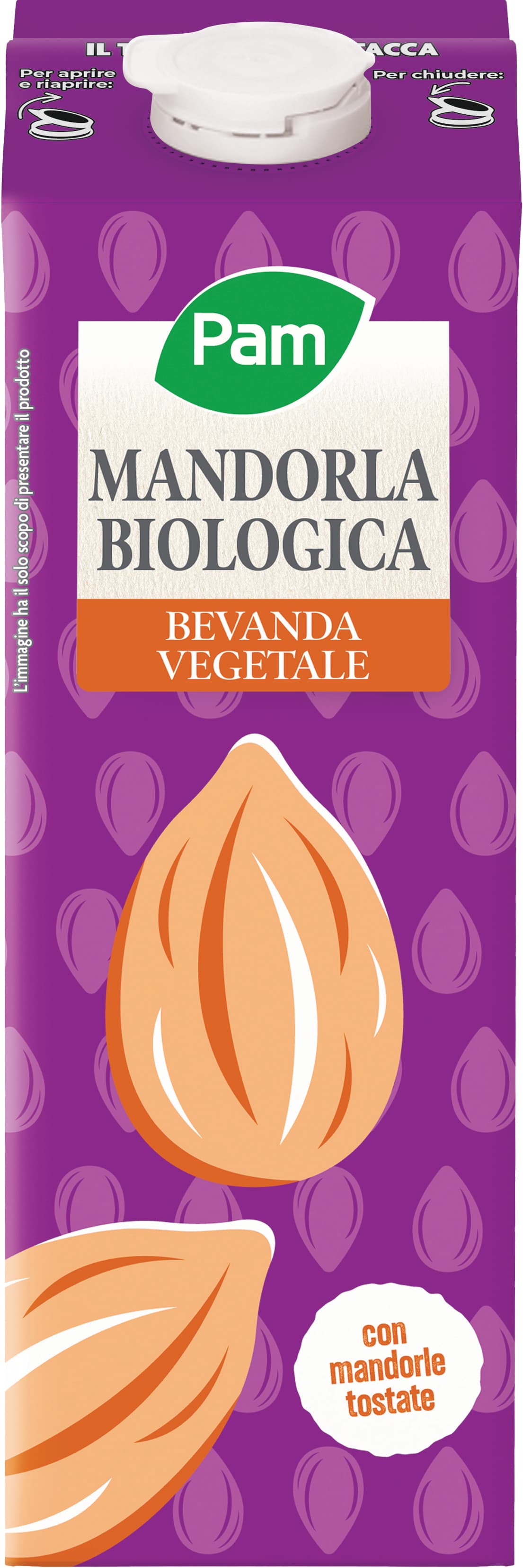 PAM Mandorla Biologica Bevanda Vegetale 1 L – immagine 1