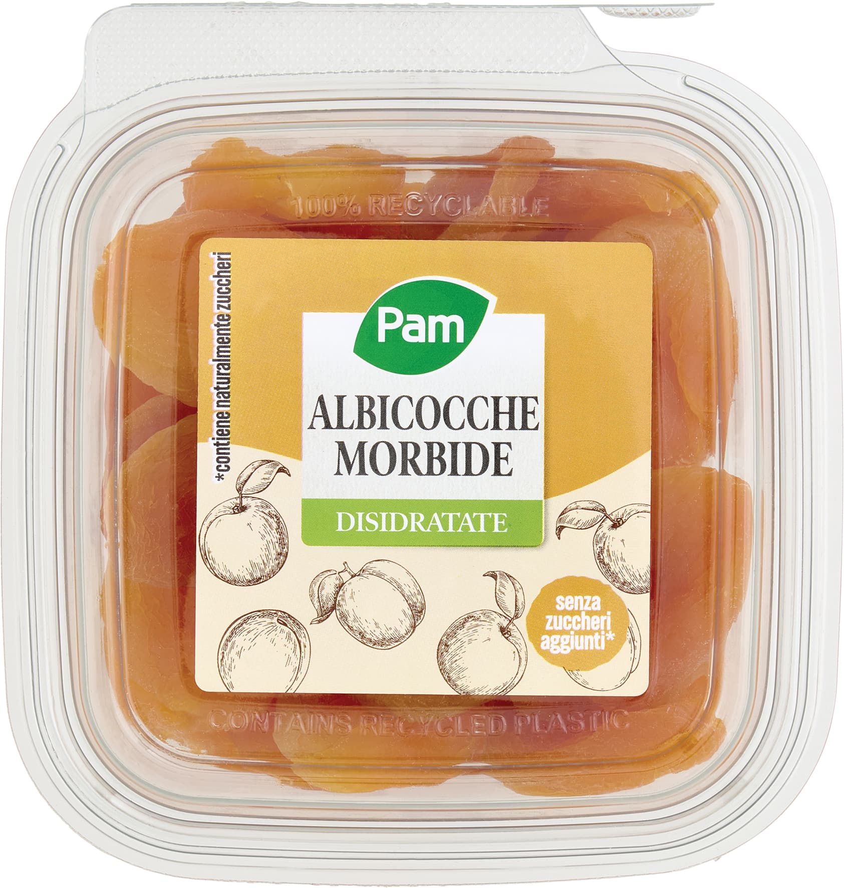 PAM Albicocche Morbide Disidratate 250 g – immagine 1