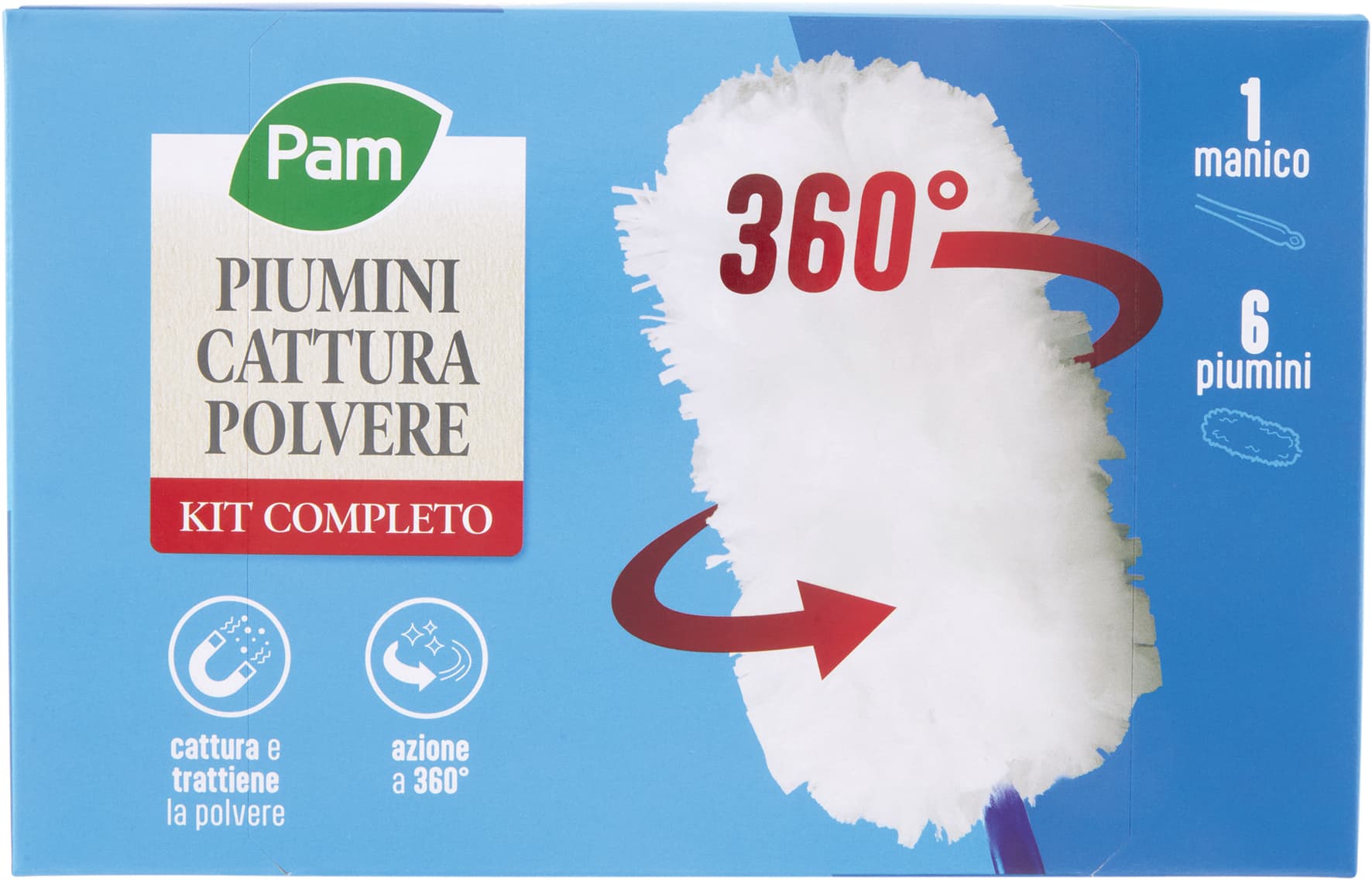 PAM Piumini Cattura Polvere Kit Completo 360° – immagine 1