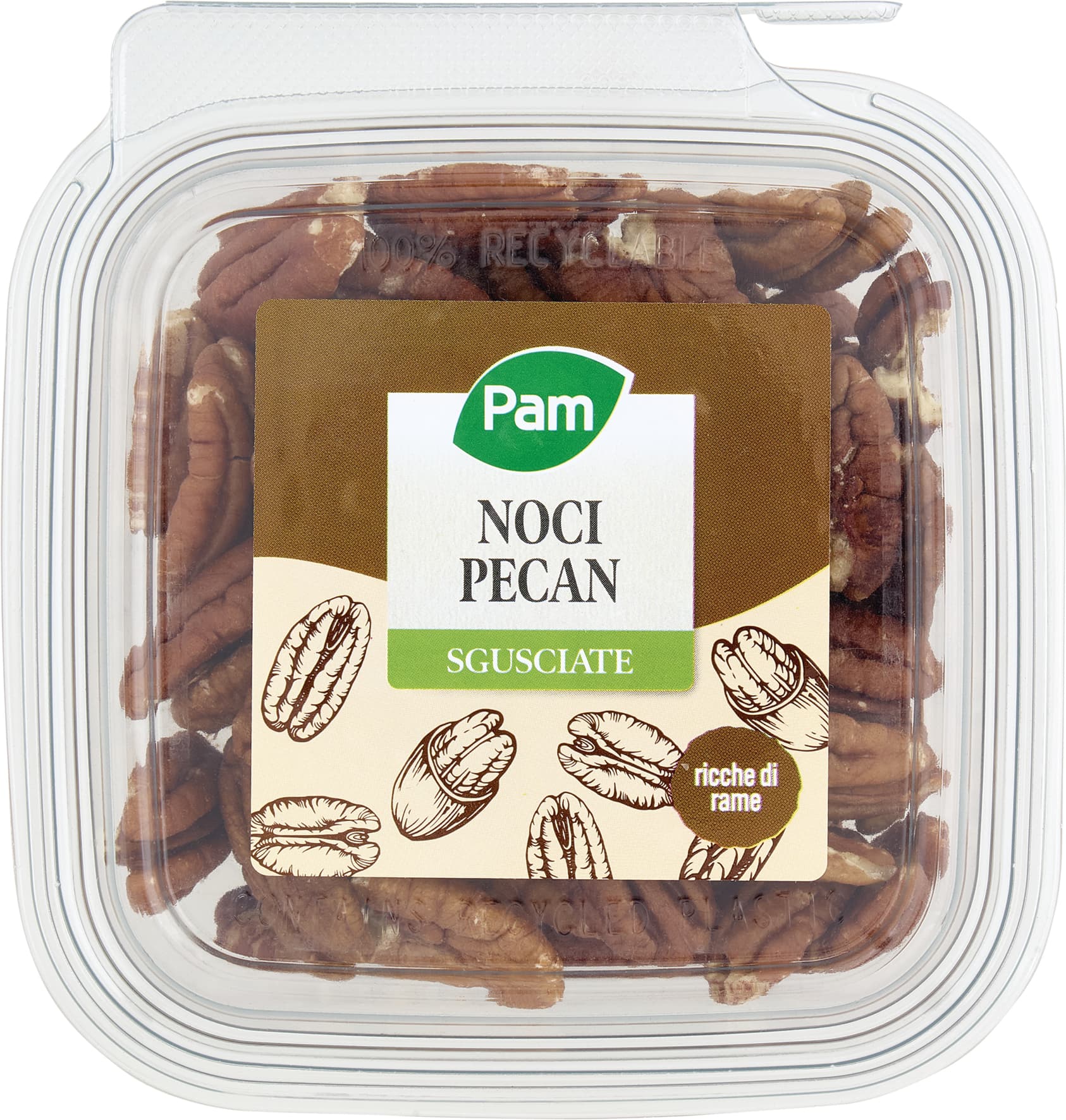 PAM Noci Pecan Sgusciate 100 g – immagine 1