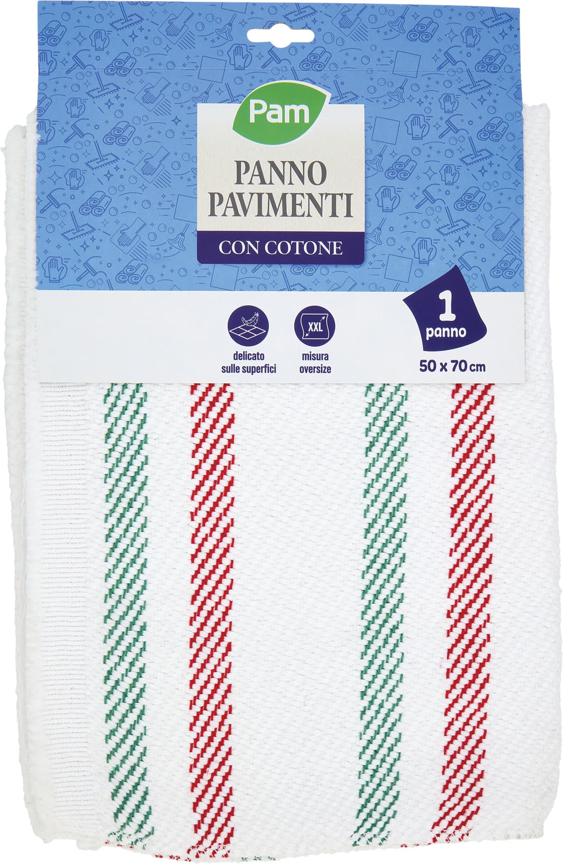 PAM Panno Pavimenti con Cotone 50 x 70 cm 1 pz – immagine 1