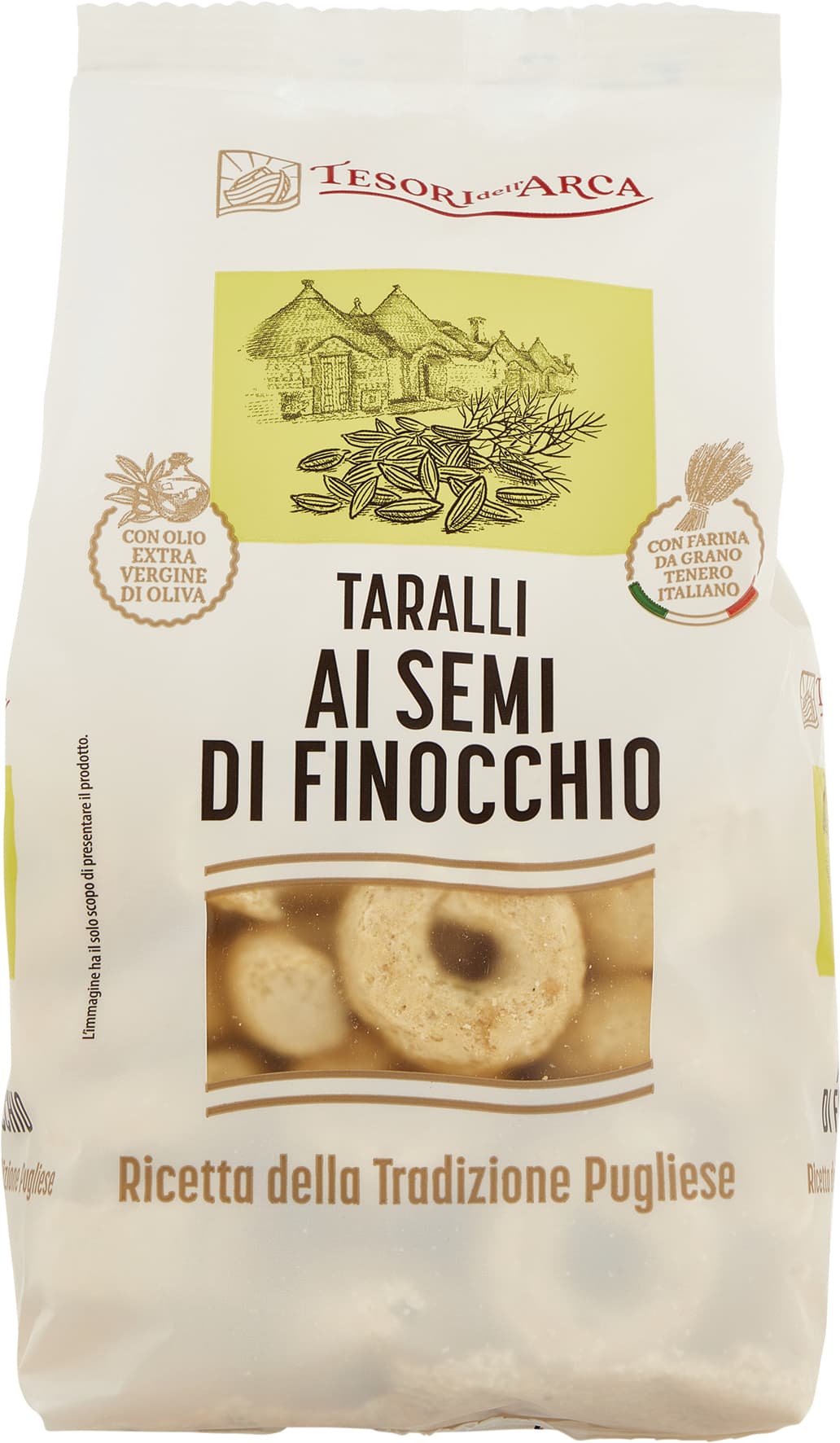 TESORI DELL'ARCA Taralli ai Semi di Finocchio 250 g – immagine 1