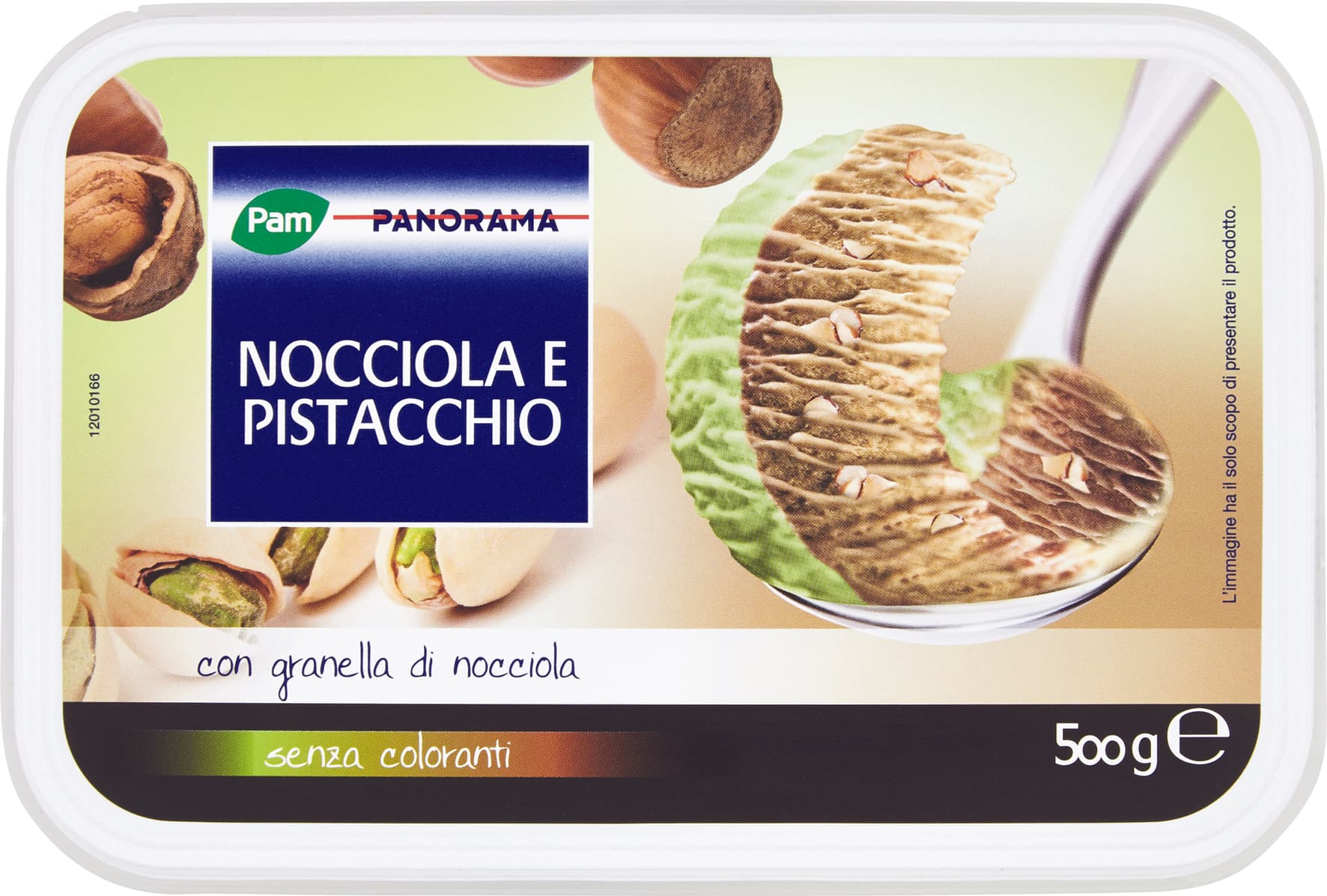 PAM PANORAMA Gelato alla Nocciola e Pistacchio 500 g – immagine 1