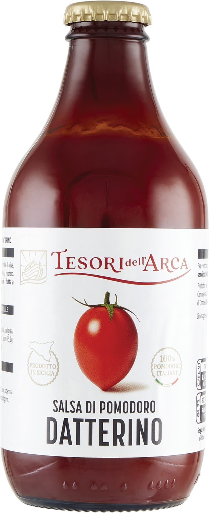 TESORI DELL'ARCA Salsa di Pomodoro Datterino 330 g – immagine 1