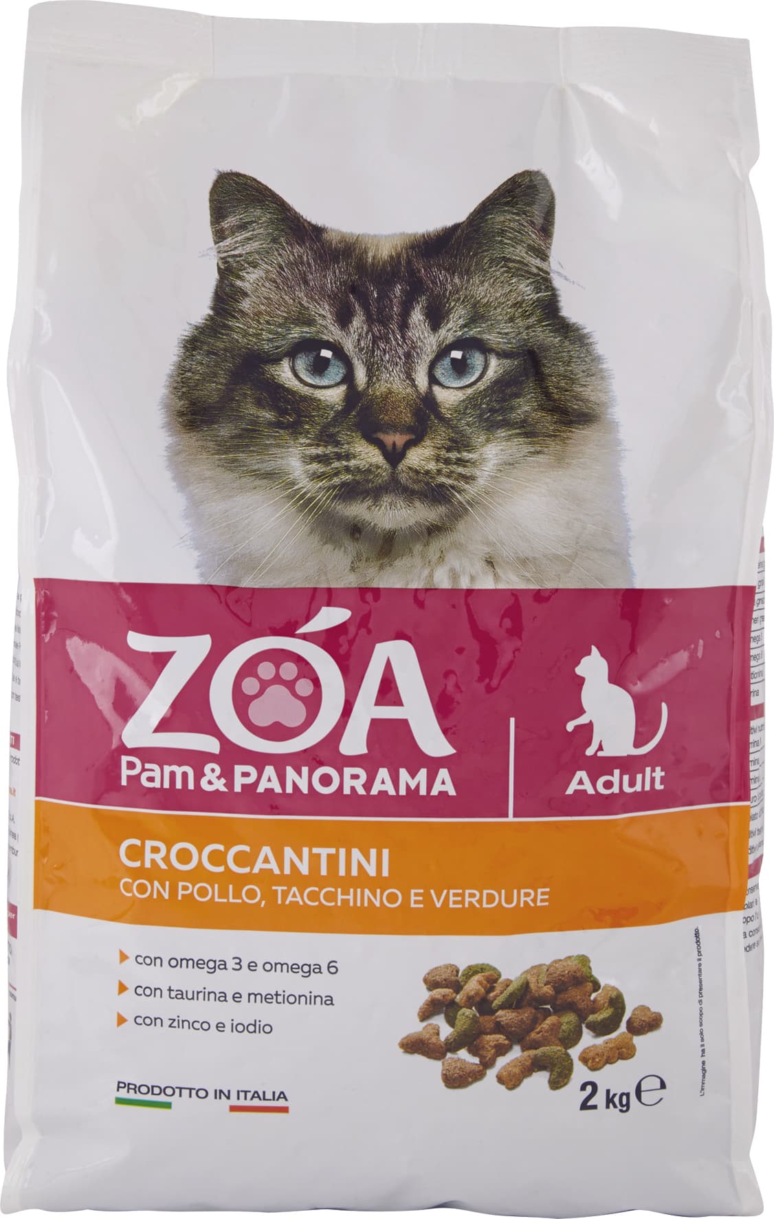 ZOA Croccantini con Pollo, Tacchino e Verdure 2 kg – immagine 1
