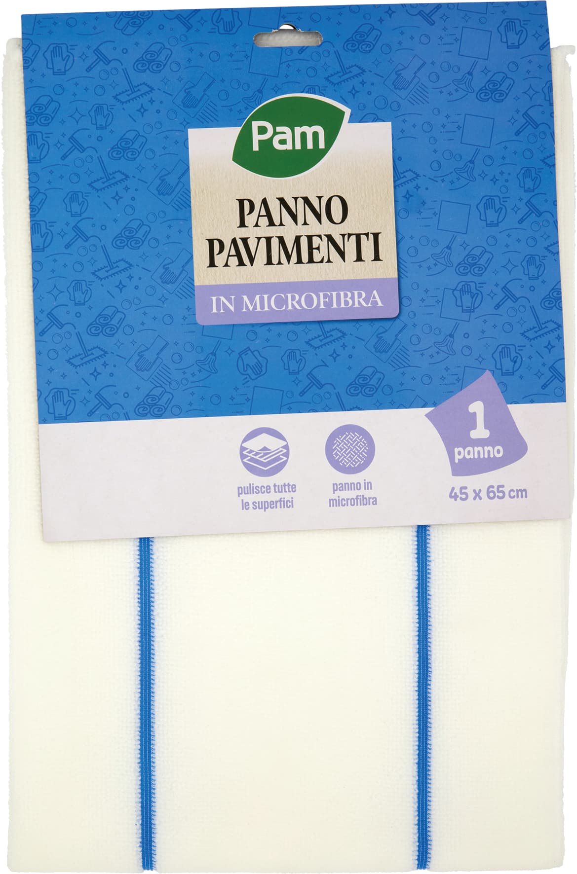 PAM Panno Pavimenti in Microfibra 45 x 65 cm 1 pz – immagine 1
